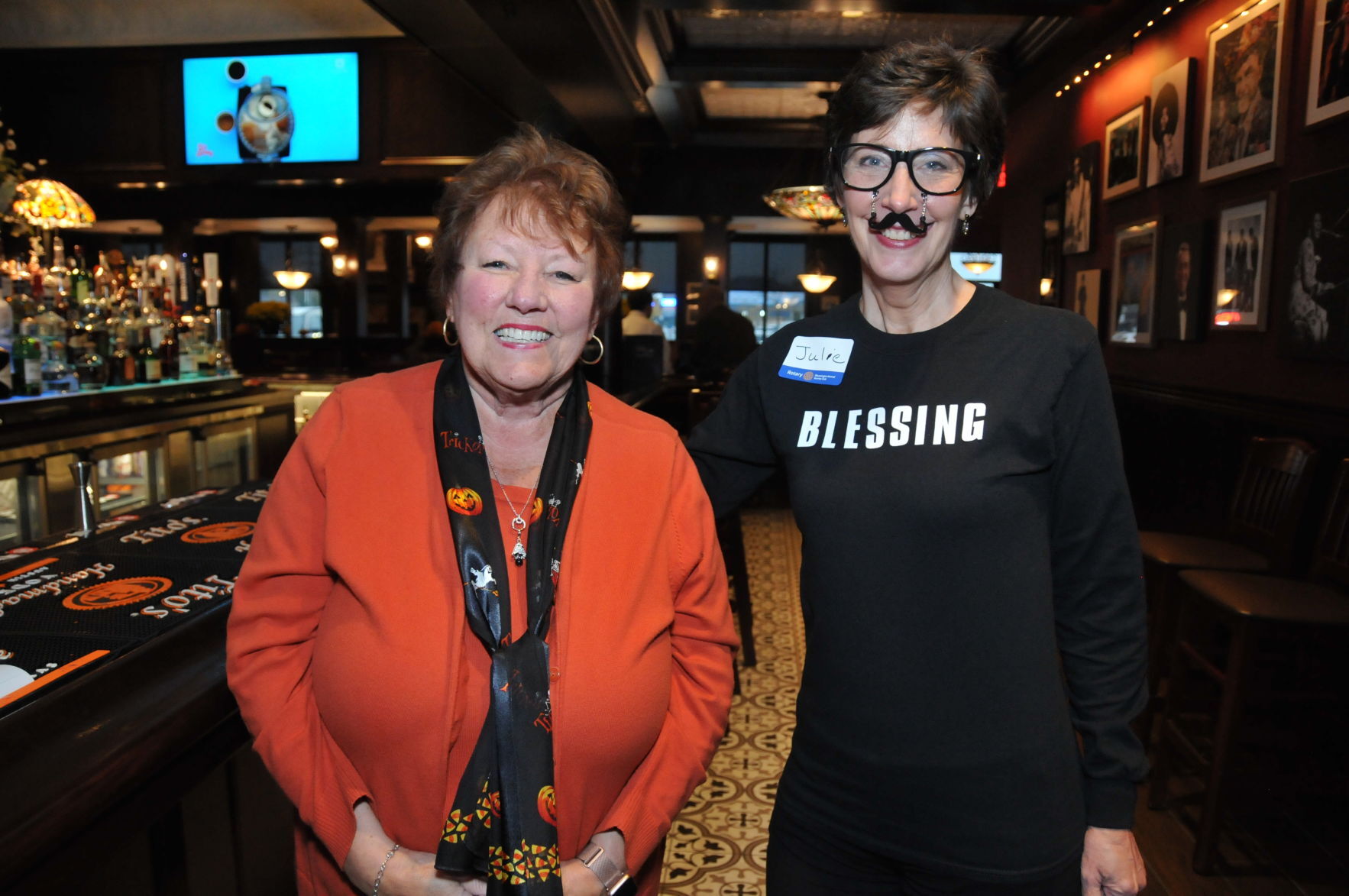 Julie Dobski, Julie Payne dressed as a “Blessing in Disguise”